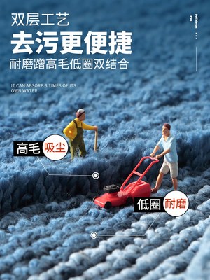 Doormat antiskid floor mat bathroom door pad plush carpet