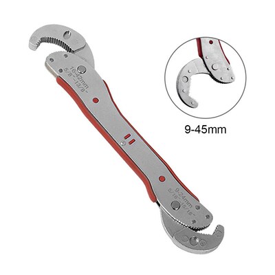 Adjustable Wrench Snap Repairing Home Spanner Tool Self Adj