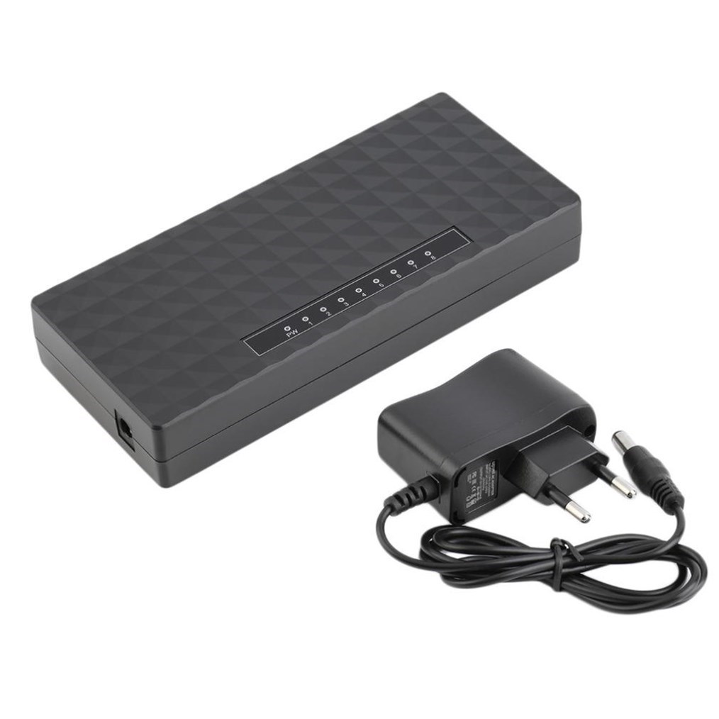 8-Port Hubs 100Mbps Gigabit Ethernet Desktop Switch Fast Ne