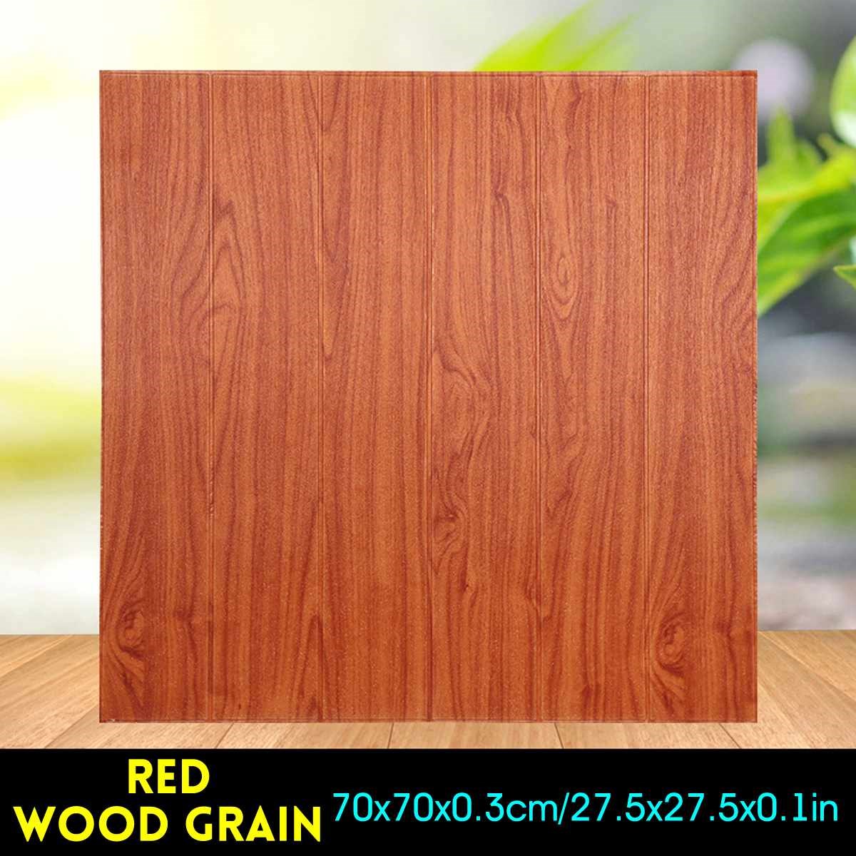2Pcs 70x77x0.3cm Self Adhesive Waterproof 3D Wallpaper Backg