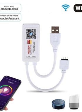 tuya WiFi APP smart mini LED controller DC 5v-24v 6A Suitabl