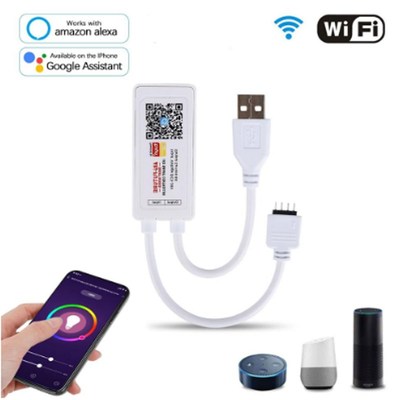 tuya WiFi APP smart mini LED controller DC 5v-24v 6A Suitabl