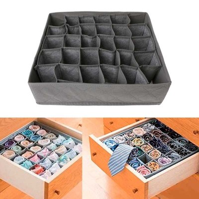 storage box organizer Flodable Non-Woven Fabric Drawer Close
