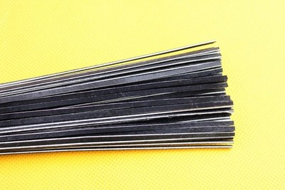 200 pcs violin (black+white+black)wood strip 48mm Length, de
