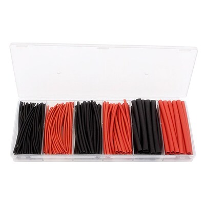 190x Polyolefin 1.5mm 3mm 6mm Ratio 21 Heat Shrink Tube Bla