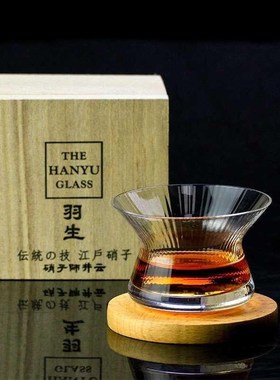 Neat Japan EDO Crystal Whisky Cappie Hanyu Glass Bowl  Rotat