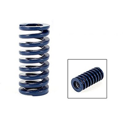 Spring metal helical 35 x 16 x 9 mm Blue