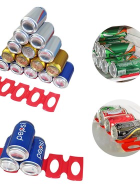 Beverage Can Organizer Holder Silicone Stacker Cans Fridge M
