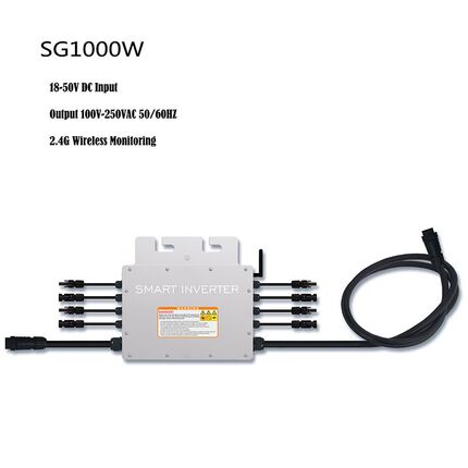 SG 1000W PV Smart Micro inverter  Input 18 50VDC to 100V 24