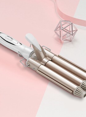 Kemei Hair Curlers Looper Hair Has 3 Heads Crimper Corrugat