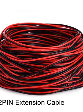 LEd StRiP 2Pin ExtEnSion WiRE  ELECtRiC CaBLE REd BLaCk CoLo