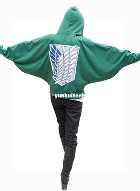 Attack On Titan Costumes Anime Cosplay Bat Hoodie Shingeki N