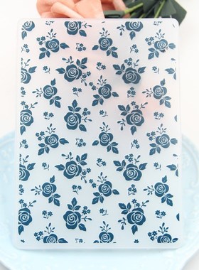 KLJUYP Flowers Plastic Embossing Folders for DIY Scrapbookin