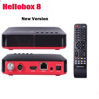 Hellobox 8 new version satellite receiver DVB T2 DVBS2 Comb