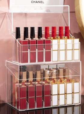 Acrylic Lip Gloss Holder Lipstick Box Display Stand Sundry
