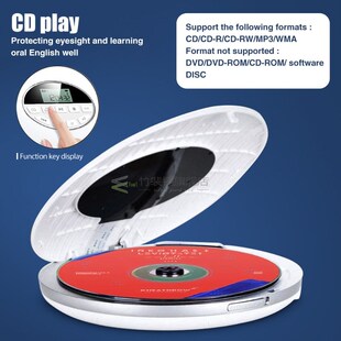 Music 3.5mm Jack Portable CD Player Multifunctional Support