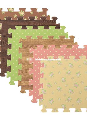 High Grade 9pcs/pack EVA Foam Mats Imitation Wood Floor Puzz