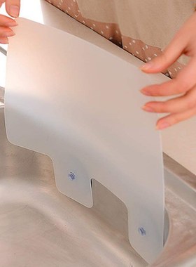 Kitchen Organizer Shelf  Wall Shelf Sucker Splash Water Baff