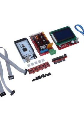 New Original 3D Printer Set 12864 LCD+RAMPS 1.4+4988 Drive+2