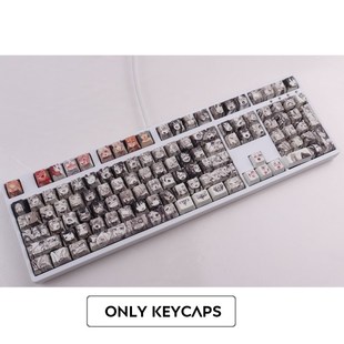 108key PBT Keycap Dye Sublimation OEM Profile Japanese Anime