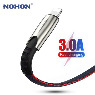 1m 2m 3m Charger USB Data Cable For iphone X XR 11 XS Max 7