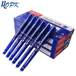6 pcs/Set 0.5mm Erasable Pen Blue Black Ink Refill Ballpoin