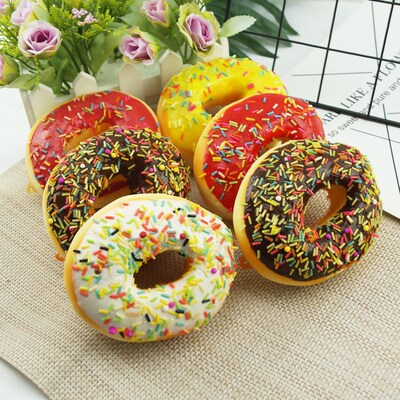 10CM Artificial Donut Food Chocolate Cake Sweet Roll Artifi