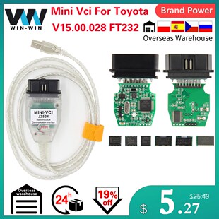 For Toyota mini vci TIS Techstream V15.00.028 minivci FTDI F