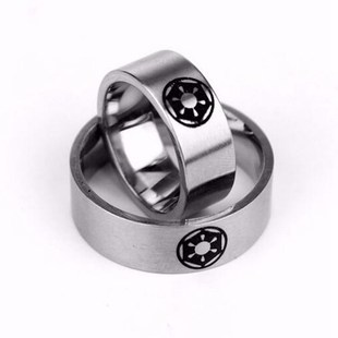 New Fashion Stainless Steel Ring Star Wars Galactic Empire