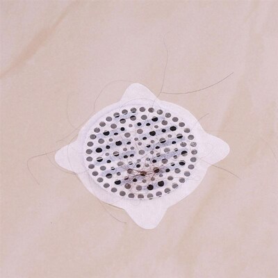 30PCS Floor Drain Stickers Sewer Hair Filter Screen Disposa