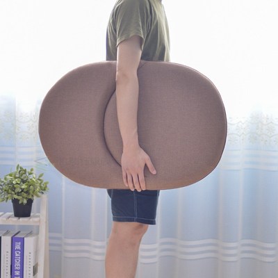 Padded Floor Chair with Adjustable Backrest Living Room  Lei