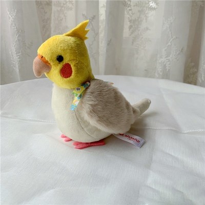 14cm Cockatiel Plush  Soft Real Life Budgie Lovebird Stuffed