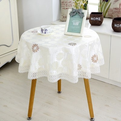 rural fresh round table cloth restaurant tablecloth table