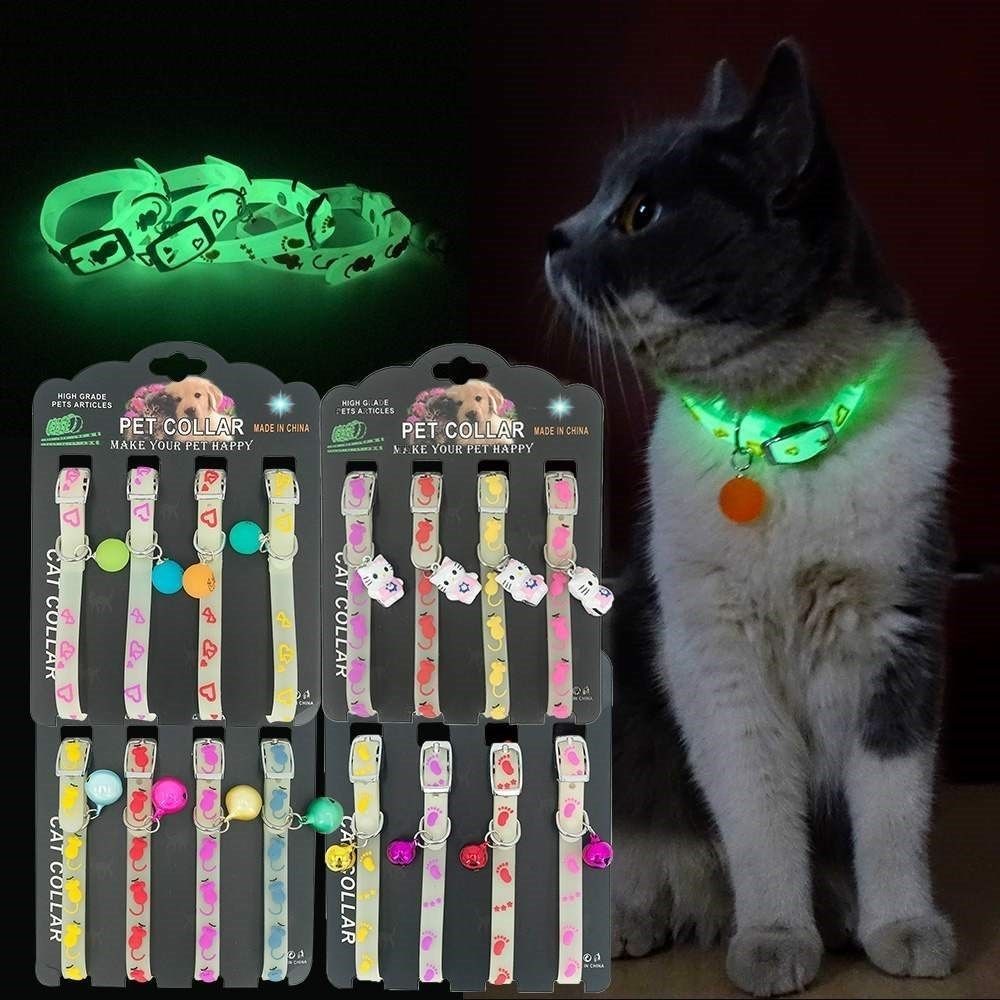 collar with bell luminous s collars kitty necklace s
