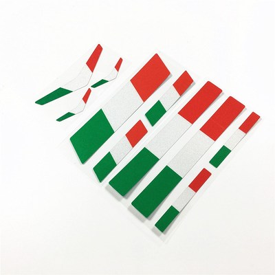 Italy National Flag Piaggio Vespa Stickers Motorcycle Side