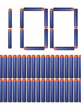 100pcs Nerf Soft Toy Gun Air Hole Foam Darts Bullets 7.2