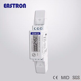 SDM120-Modbus,1phase2wire,0.25~5(45)A,230V,RS485Modbus MID