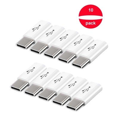 10PCS Type C Adapter Male to Micro USB Female C OTG  Suppor