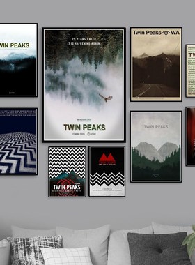 Twin Peaks TV Series Shows Classic Movie Anime Poster And P