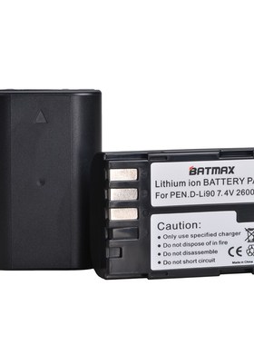 Batmax D LI90 DLI90 D LI90 2600mAh Digital Li ion Camera Ba