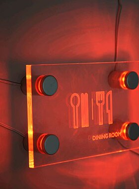 LED Wall light Illuminate Screw Standoffs steady Aluminum al