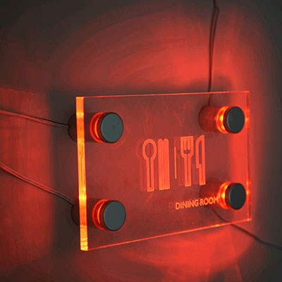 LED Wall light Illuminate Screw Standoffs steady Aluminum al