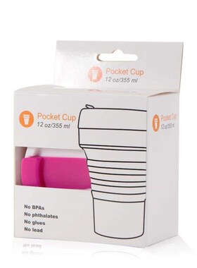 Portable travel coffee mug collapsible silicone coffee cup c