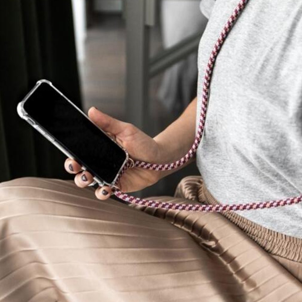 Shockproof Necklace Cell Phone Lanyard Strap Case for iPhon