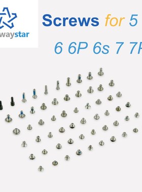 Screws Full Screw Set for iPhone 5 5S 6 7 Repair bolt Comple