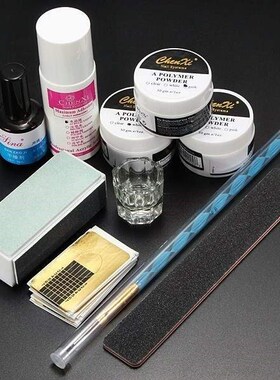 new 1 set nail art acrylic powder pen brush file liquid prim