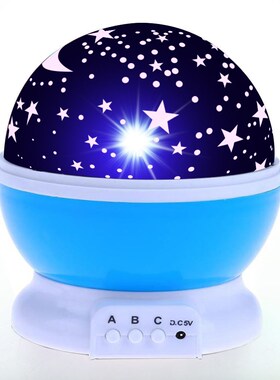 LED Night Light Luminaria Projector Star Moon Lamp for Baby
