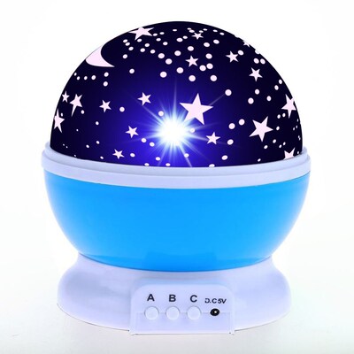 LED Night Light Luminaria Projector Star Moon Lamp for Baby