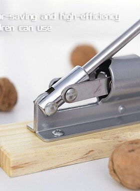 Hand Press Mechanical Metal Nut Breaker Nutcracker Wooden H