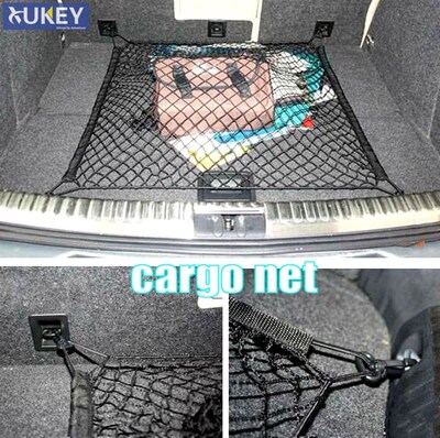 Rear Trunk Cargo Net Flat Floor Net Elastic Storage Mesh Fo